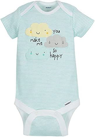 Gerber Baby Boys' 5-Pack Short-Sleeve Onesies - Image 7